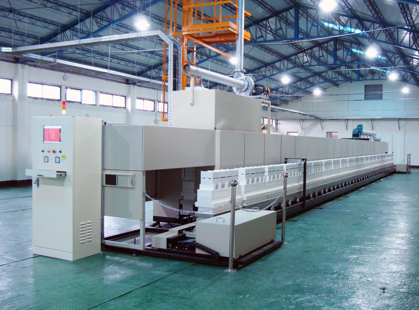 Continuous electric sintering thermal treatment furnace equipment